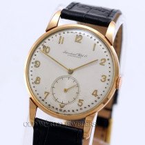 IWC Vintage Dress Watch Caliber 83 18K Rose Gold Silver Dial IWC Vintage Dress Watch Caliber 83 18K Rose Gold Silver Dial
